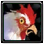 Icono del familiar gallo antipático