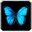 Icono del familiar mariposa